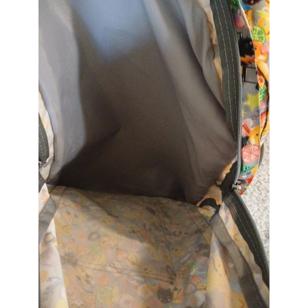 JANSPORT TRANS Colorful EMOJI DOUBLE-BIG-POCKET BACKPACK Hiking School Book Bag - Picture 4 of 7